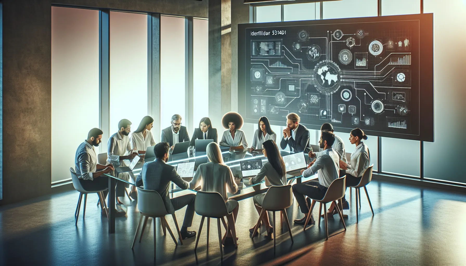 professionals collaborating in a modern office setting about identifier 5315414501.