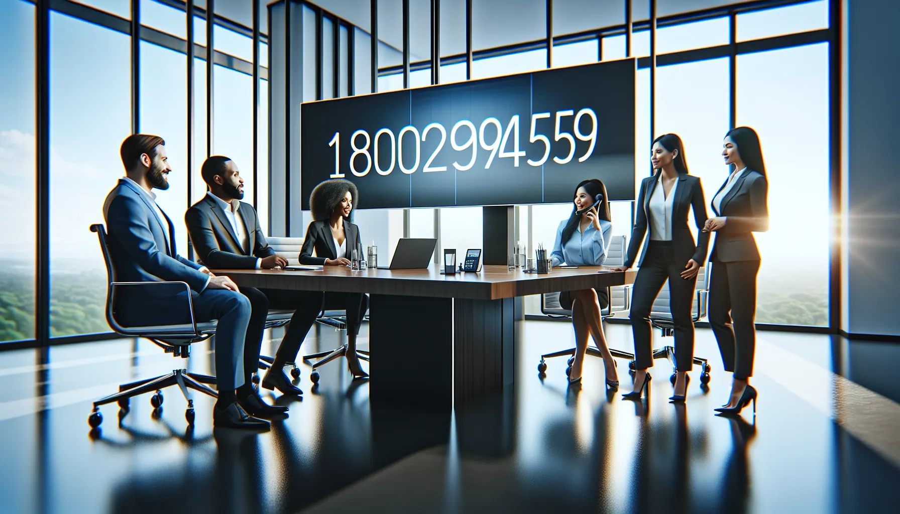 diverse team discussing effective communication in a modern office.