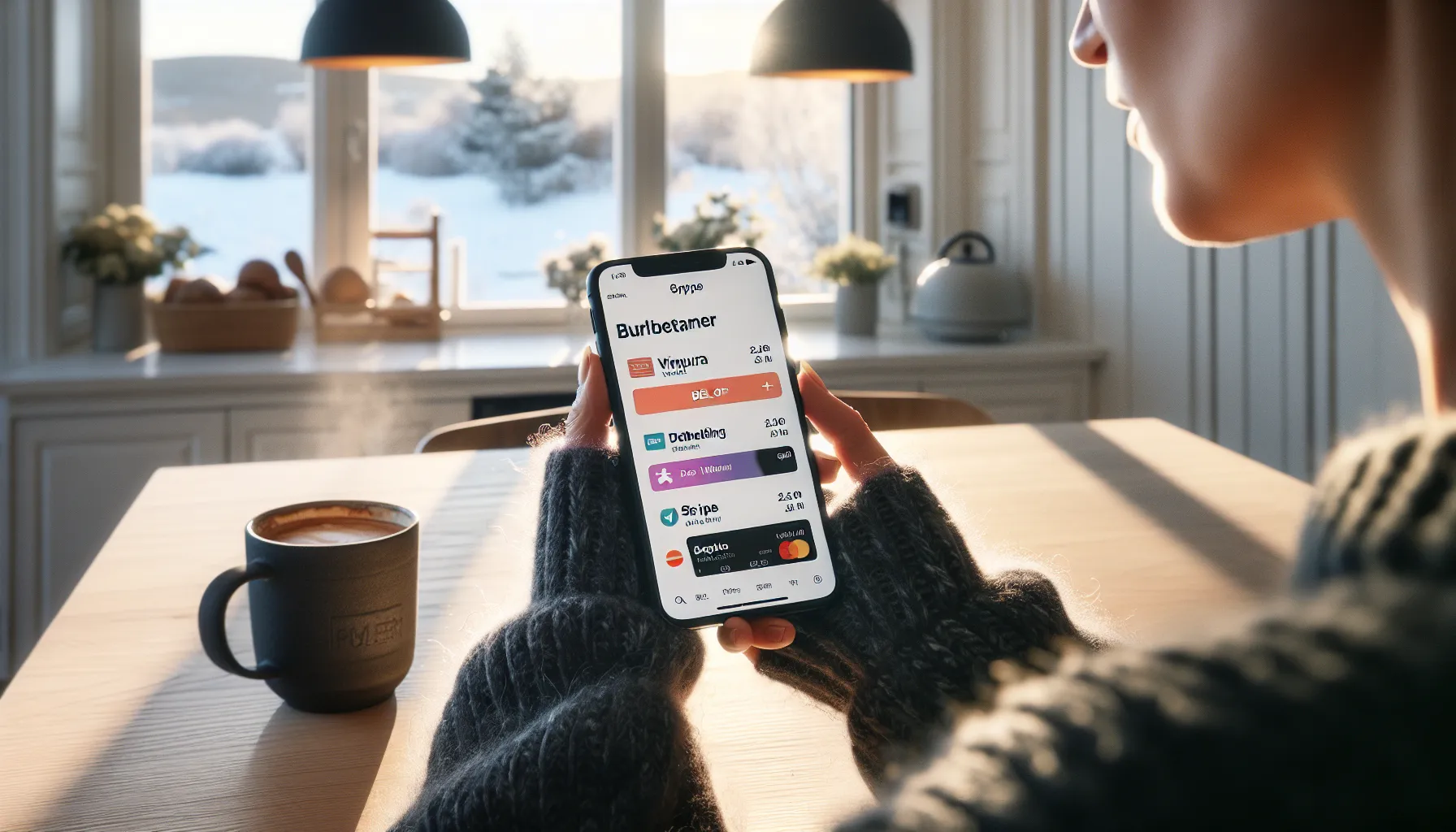 21 betalingsløsninger for norsk e‑handel: en sammenligning av vipps, klarna og stripe 4 Norwegian shopper selecting vipps, klarna, or stripe on a mobile checkout.
