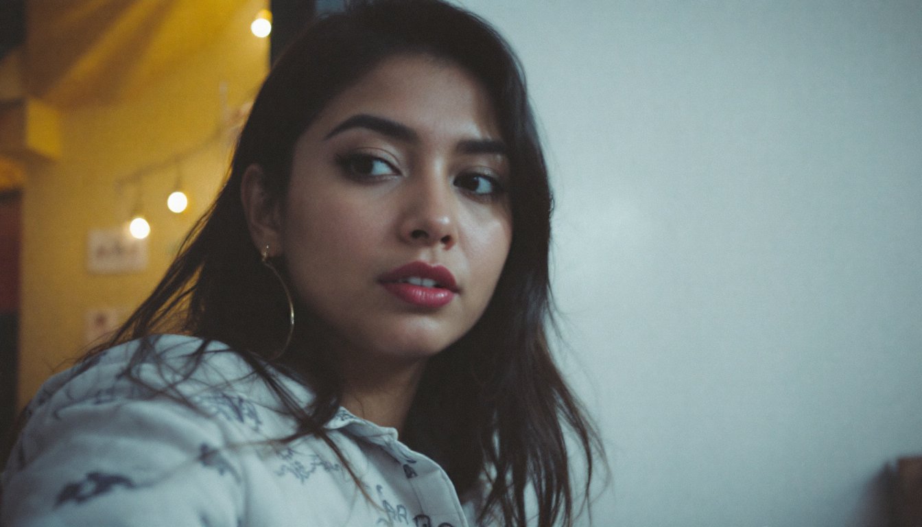 Tulsi tea and ashwagandha milk on a kitchen counter with fresh herbs.
