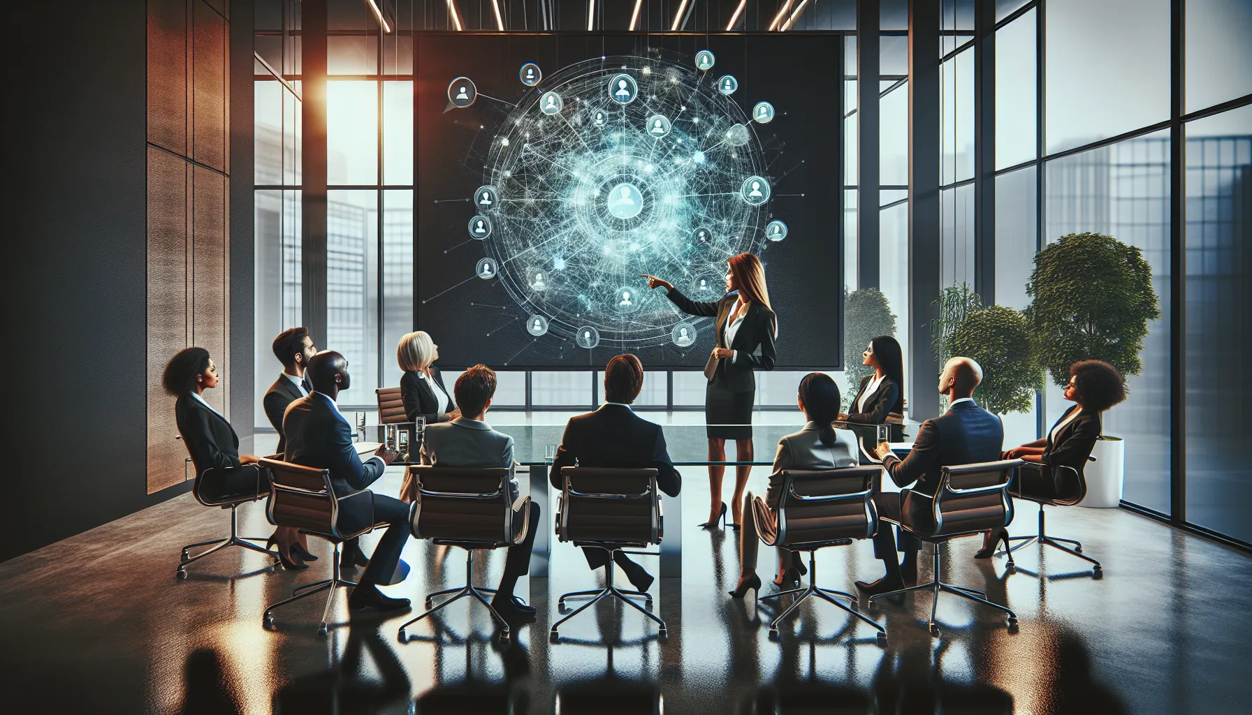 diverse team discussing the importance of phone numbers in a modern office.