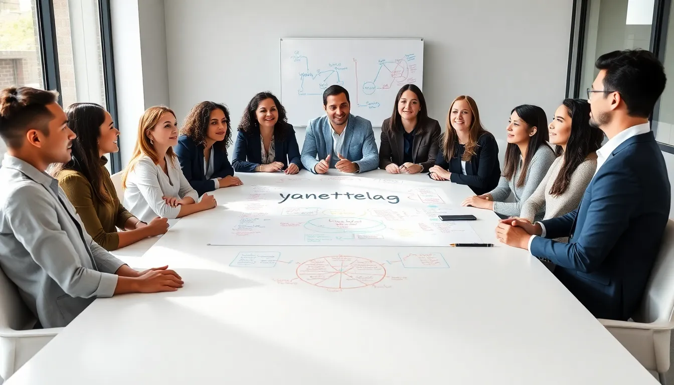 diverse team discussing the multifaceted concept of yanettelag.