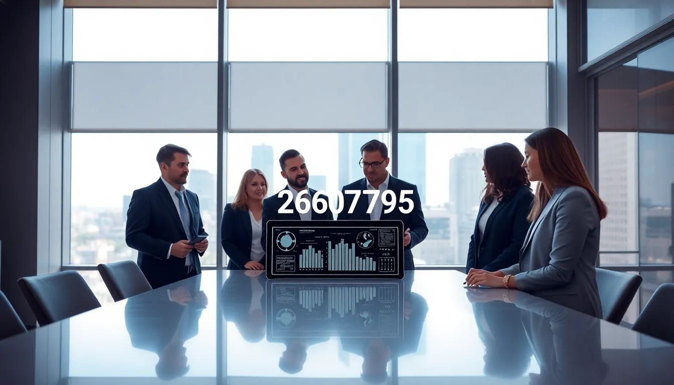 diverse professionals discussing a digital interface in a modern office.