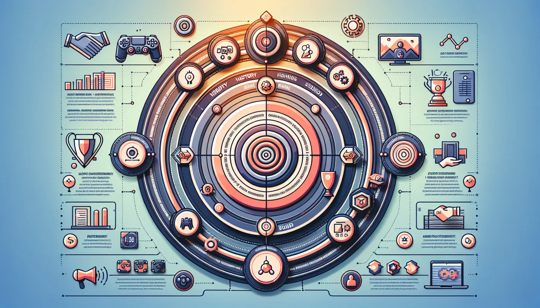 Diagram detailing Pragmatic Play’s main characteristics in the iGaming industry.