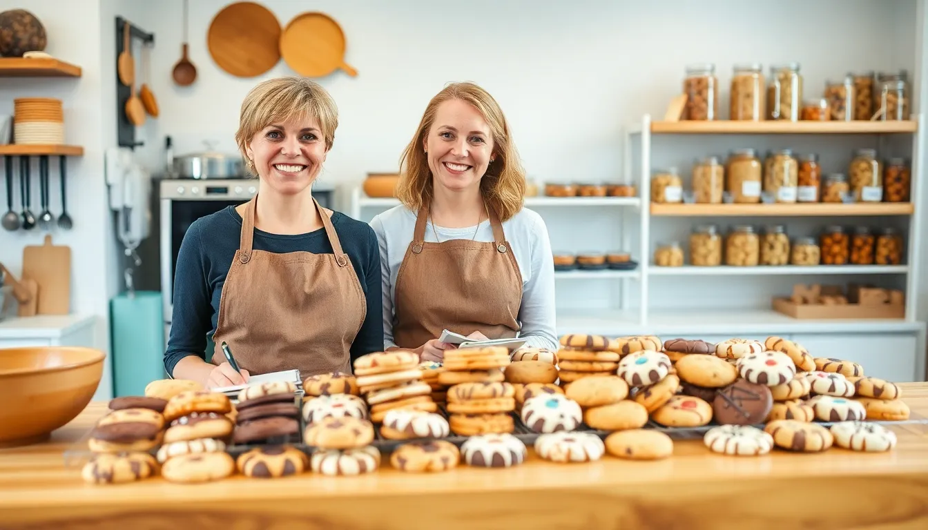 Mary in her bakery, ready to discuss custom cookie orders.