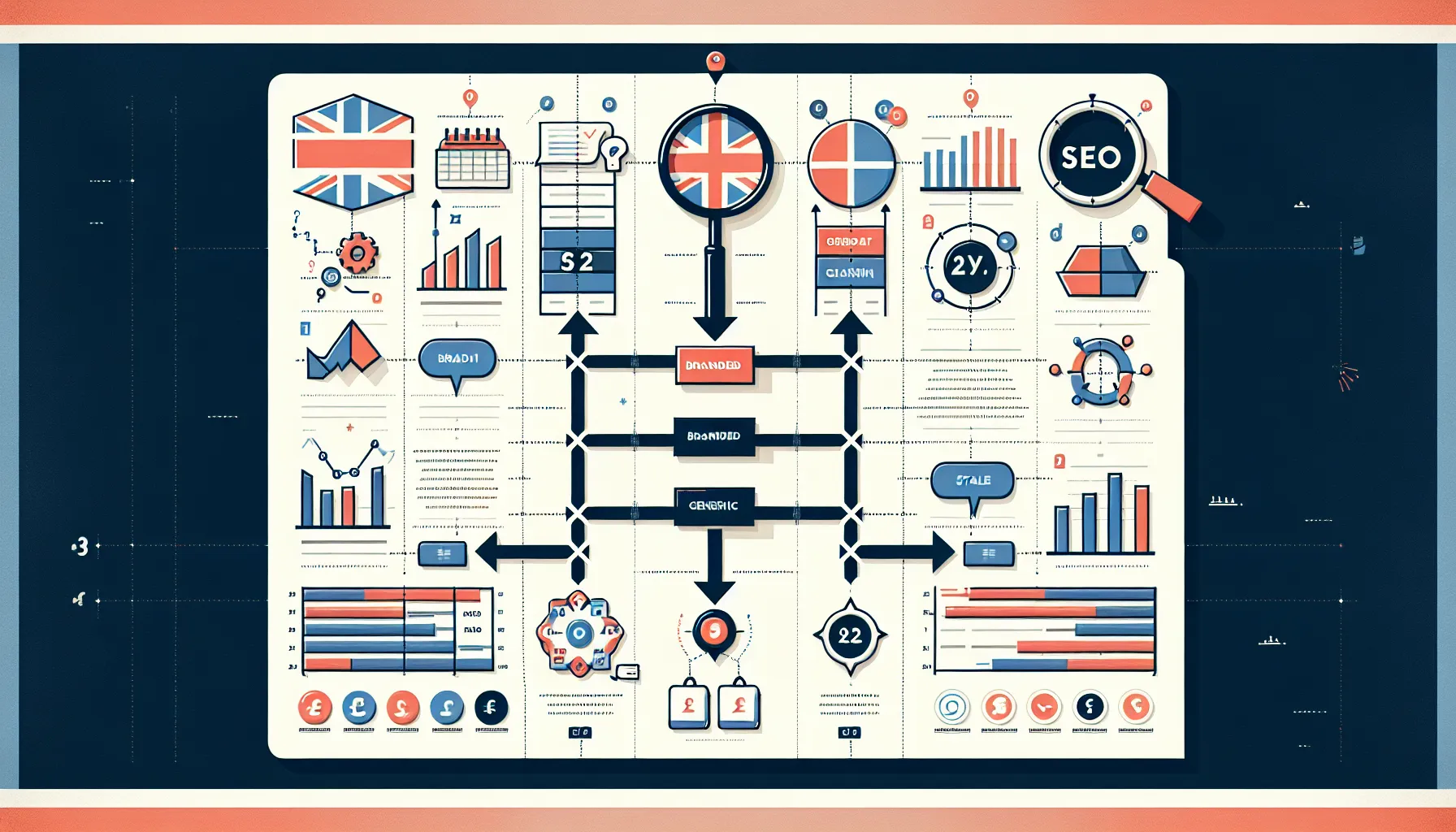 UK-focused infographic on validating free SEO competitor data.