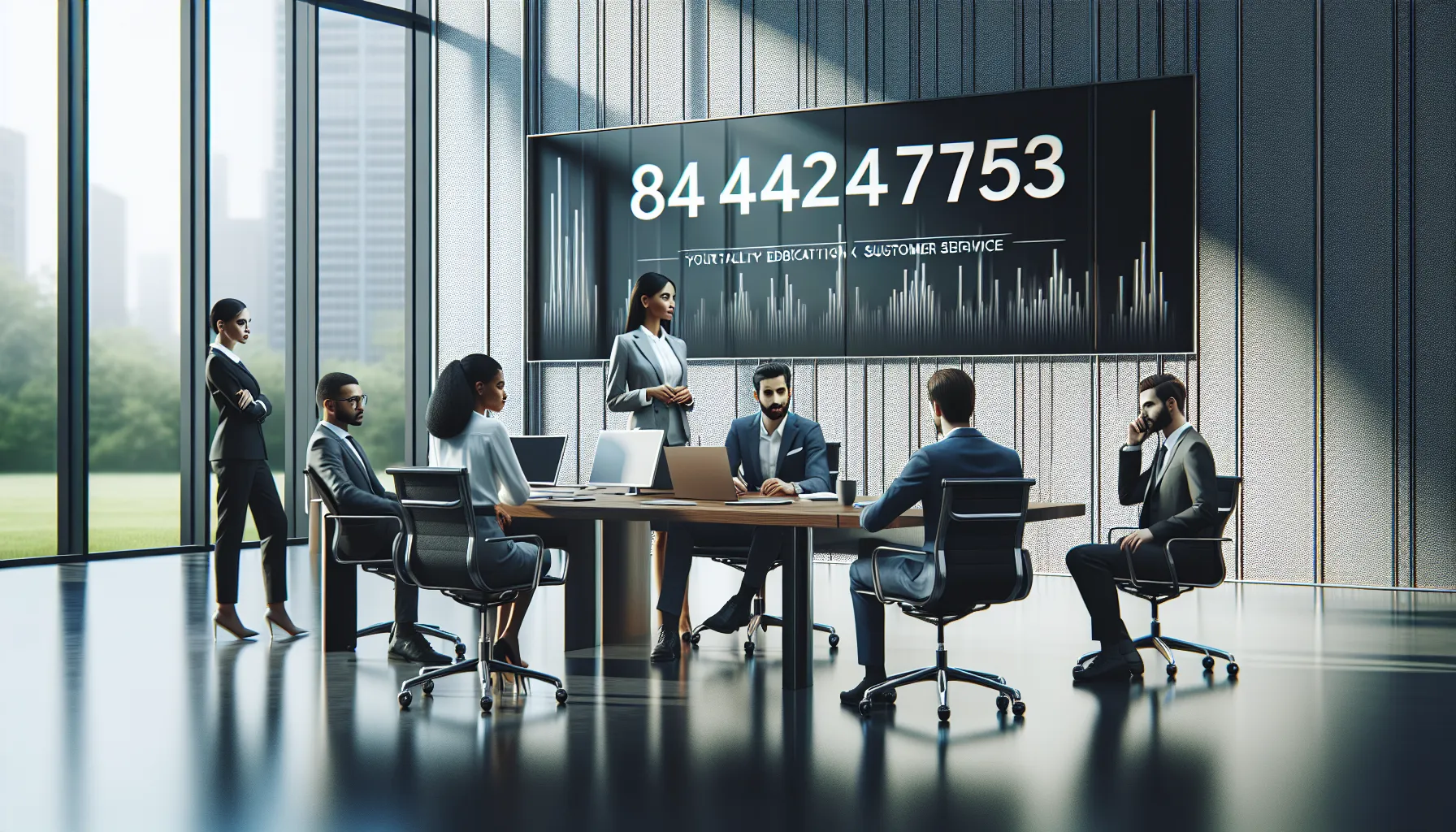 business team discussing customer support strategies.