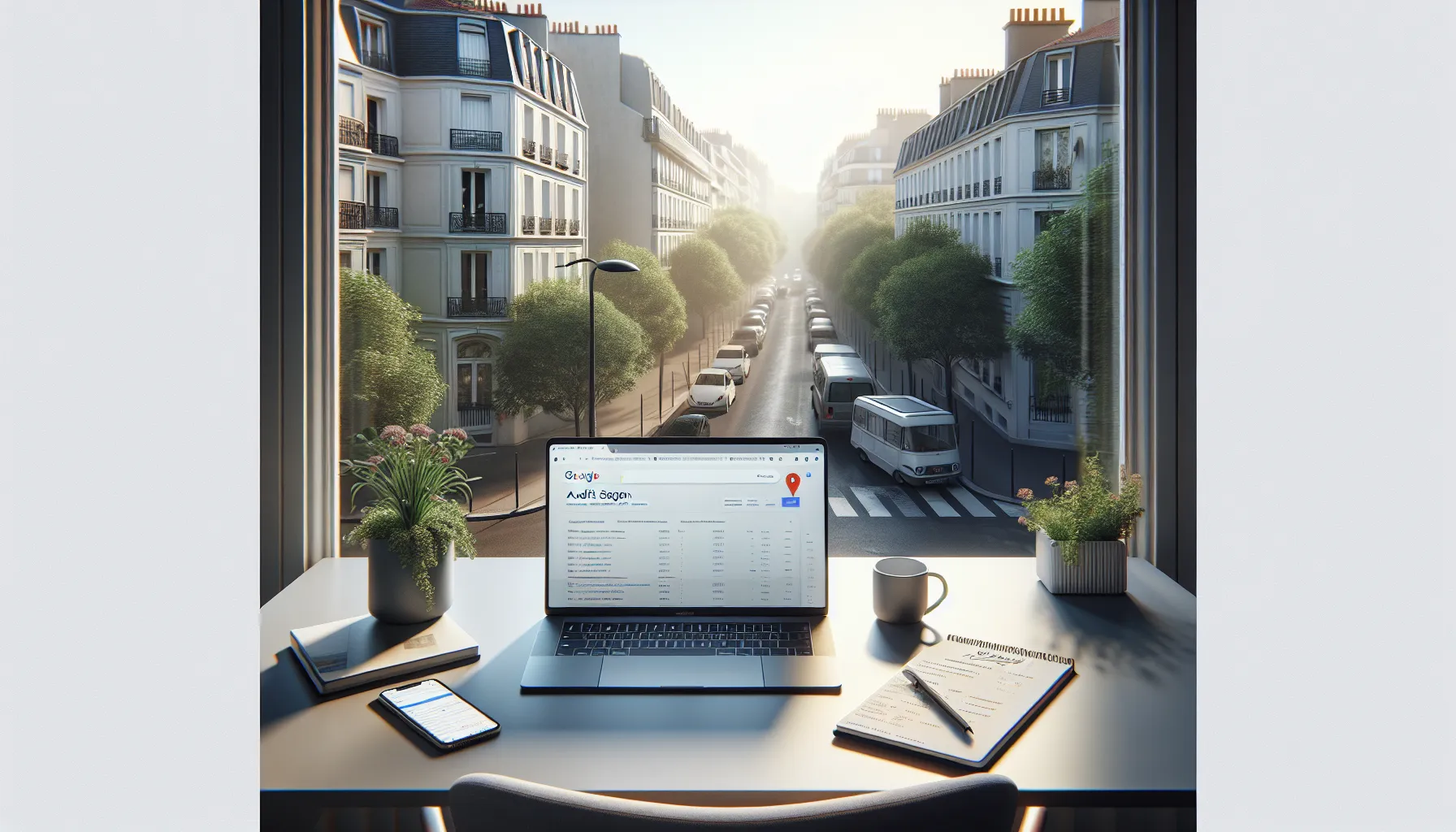 Business owner viewing EXOGN top Google result for référencement Google Le Raincy.