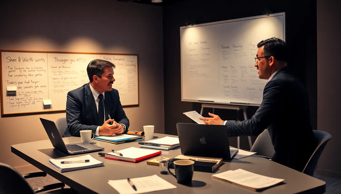 diverse playwrights collaborating in a modern theater workshop.