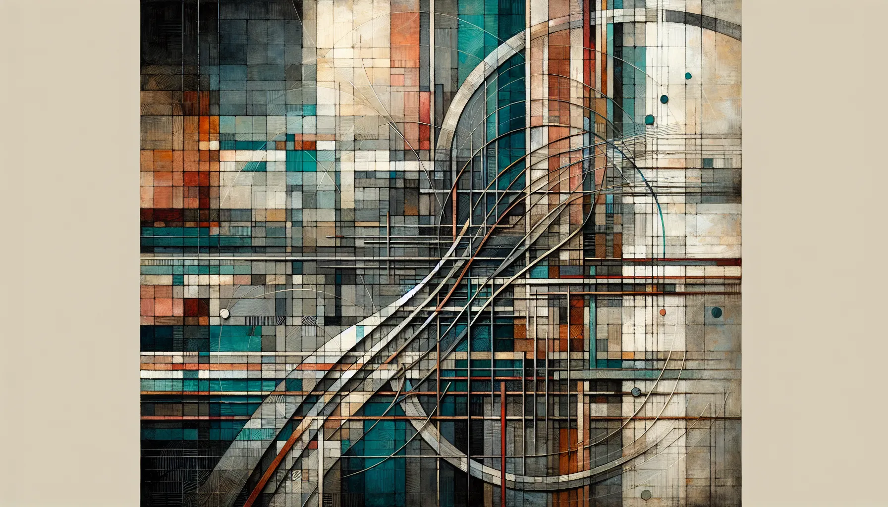 Layered abstract shapes showing tension between restriction and professional freedom. - Are Physician Assistant Non-Competes Enforceable