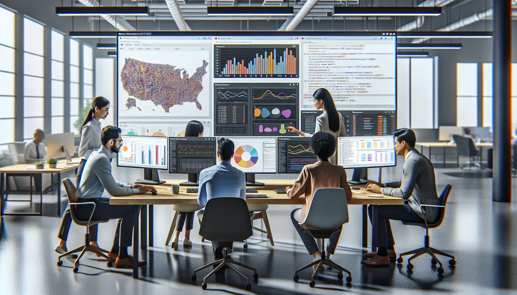 Analytics team configuring automated Tableau report emails using alerts, scripts, and integrations.