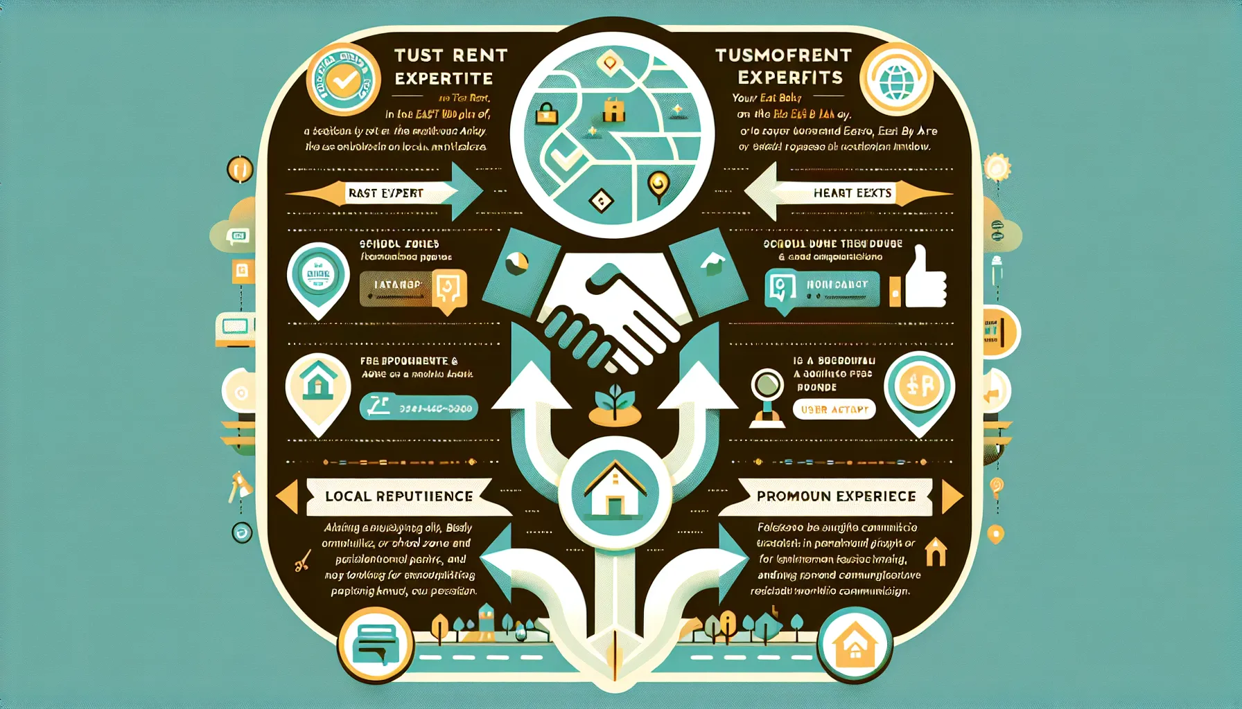infographic showing benefits of local Orinda rental property experts