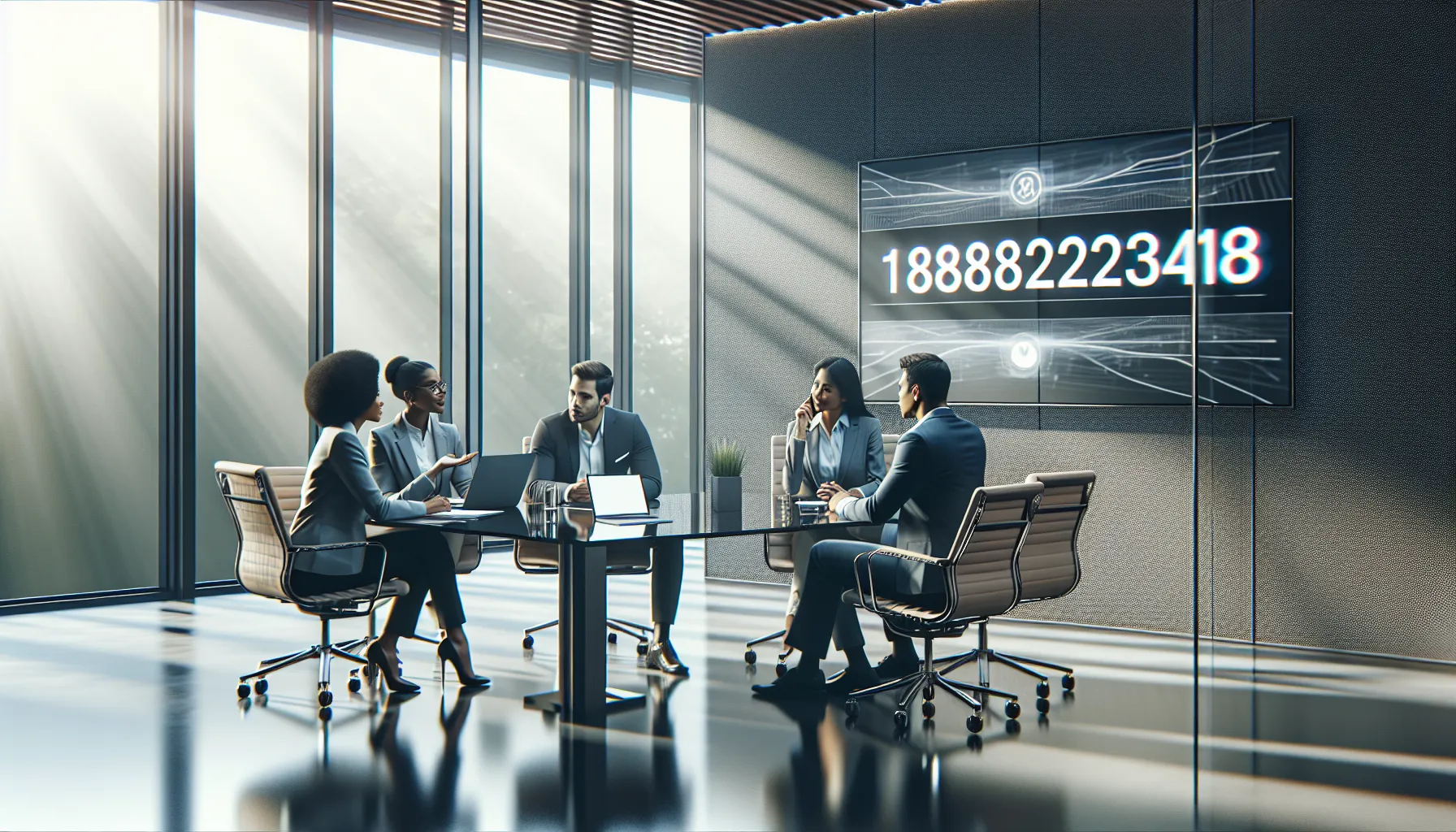 diverse team collaborating in a modern office on customer support strategies.