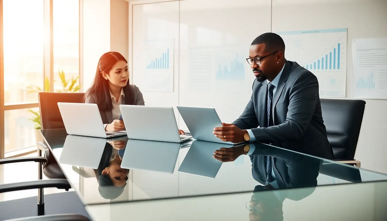 diverse team discussing Social Security updates in a modern office.