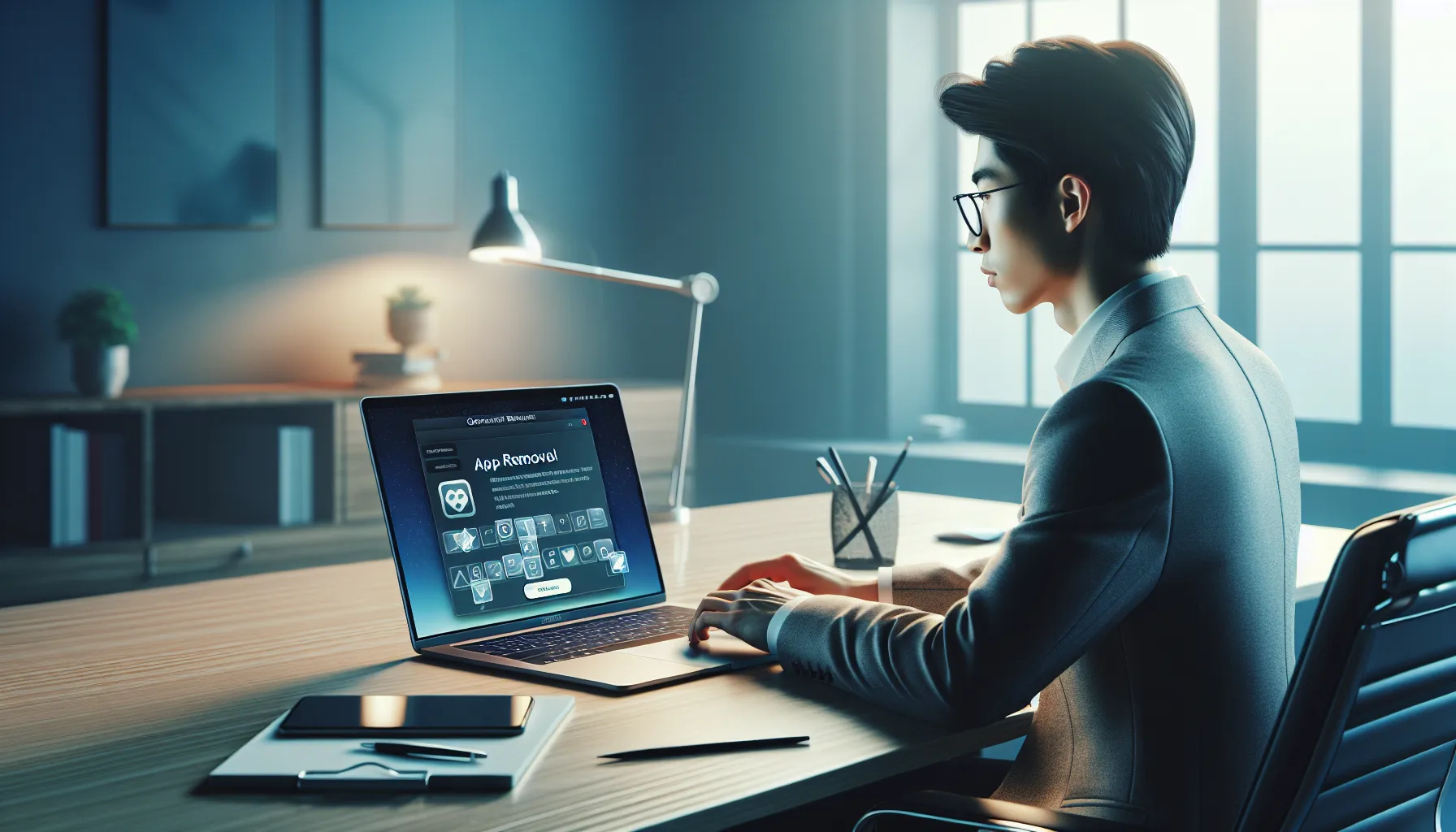 person using AppCleaner to uninstall software on a Mac.