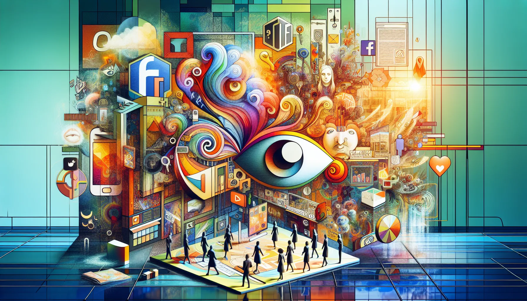 Collage of digital elements representing Oalieva81 in popular culture.
