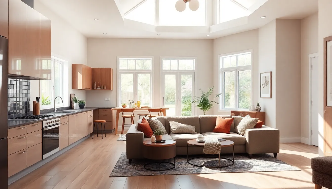 modern and accessible home interior for retirees.