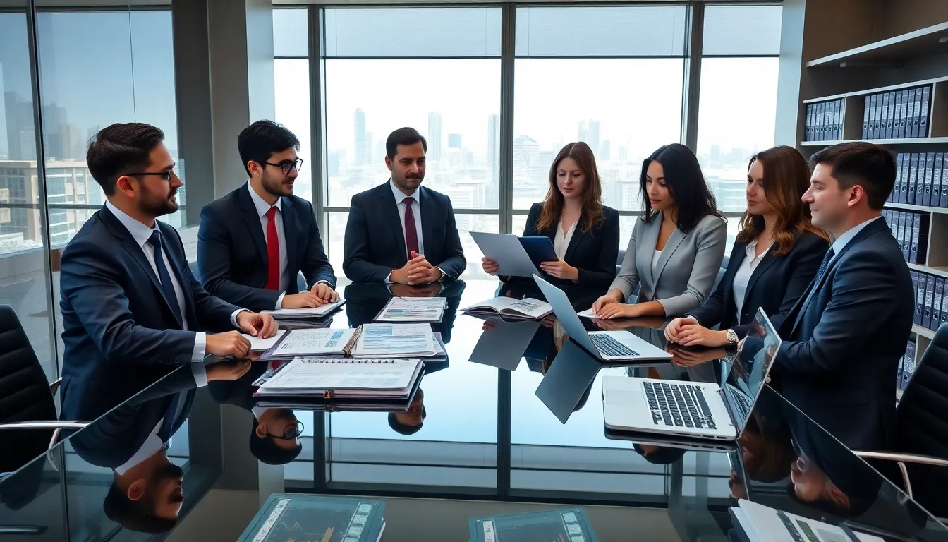 Diverse insolvency lawyers collaborating in a modern Melbourne office.