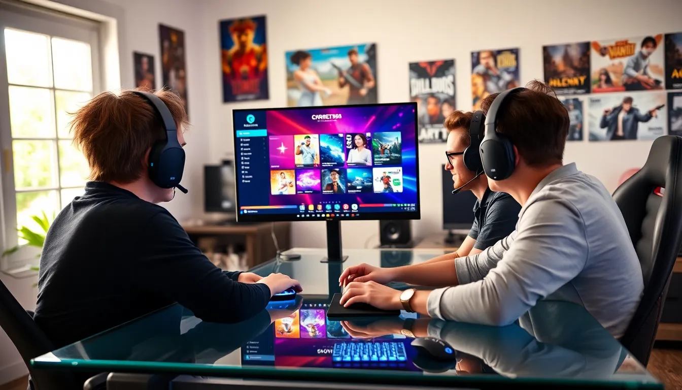 diverse gamers engaged with the Cyroket2585 online gaming platform.