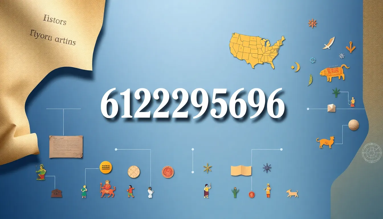 infographic illustrating the significance of the number 61292965696.