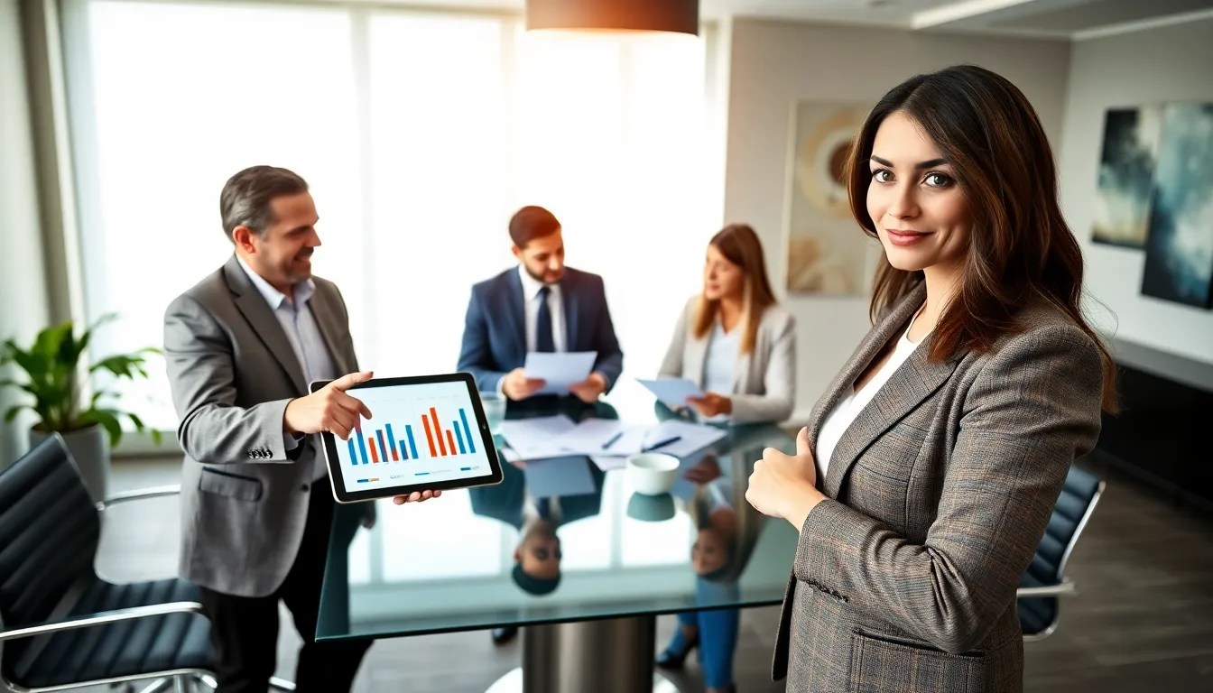 Financial professionals discussing cash management versus brokerage accounts.