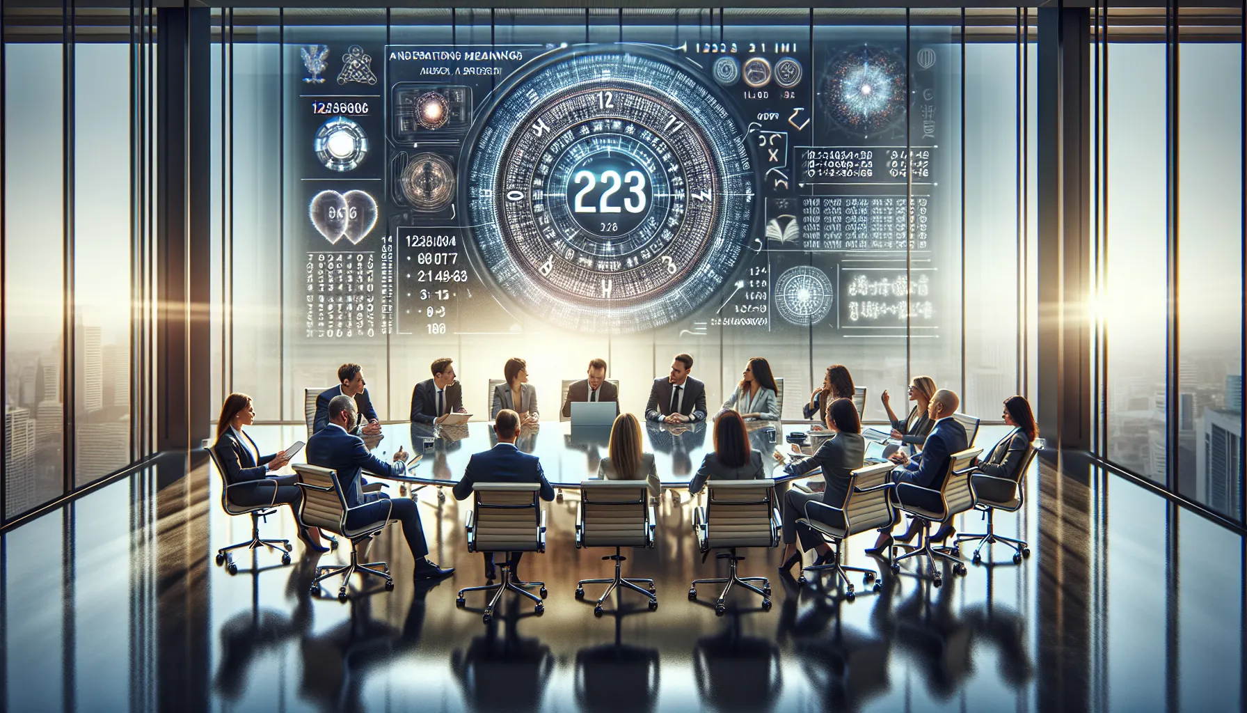 diverse team discussing interpretations of the number 12269060813.