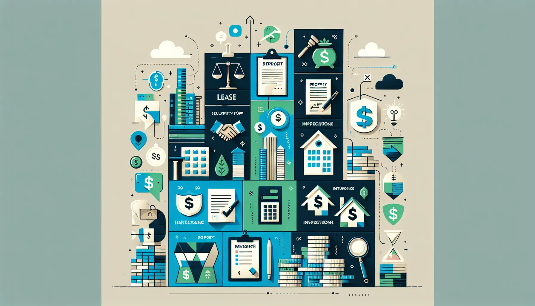 Infographic summarizing legal, financial, and insurance tips for Lafayette property investors.