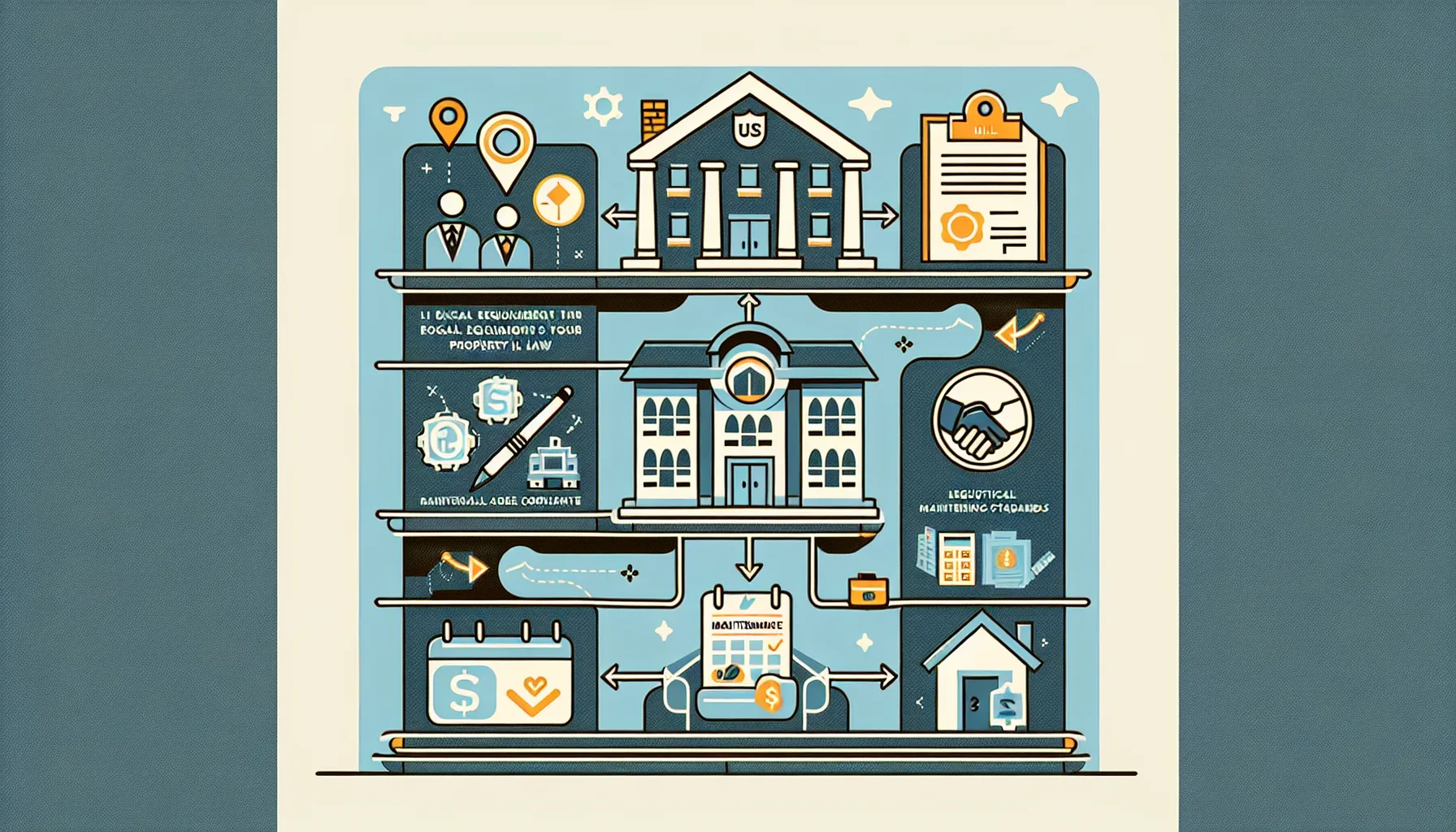 diagram of legal steps for Danville property owners in California