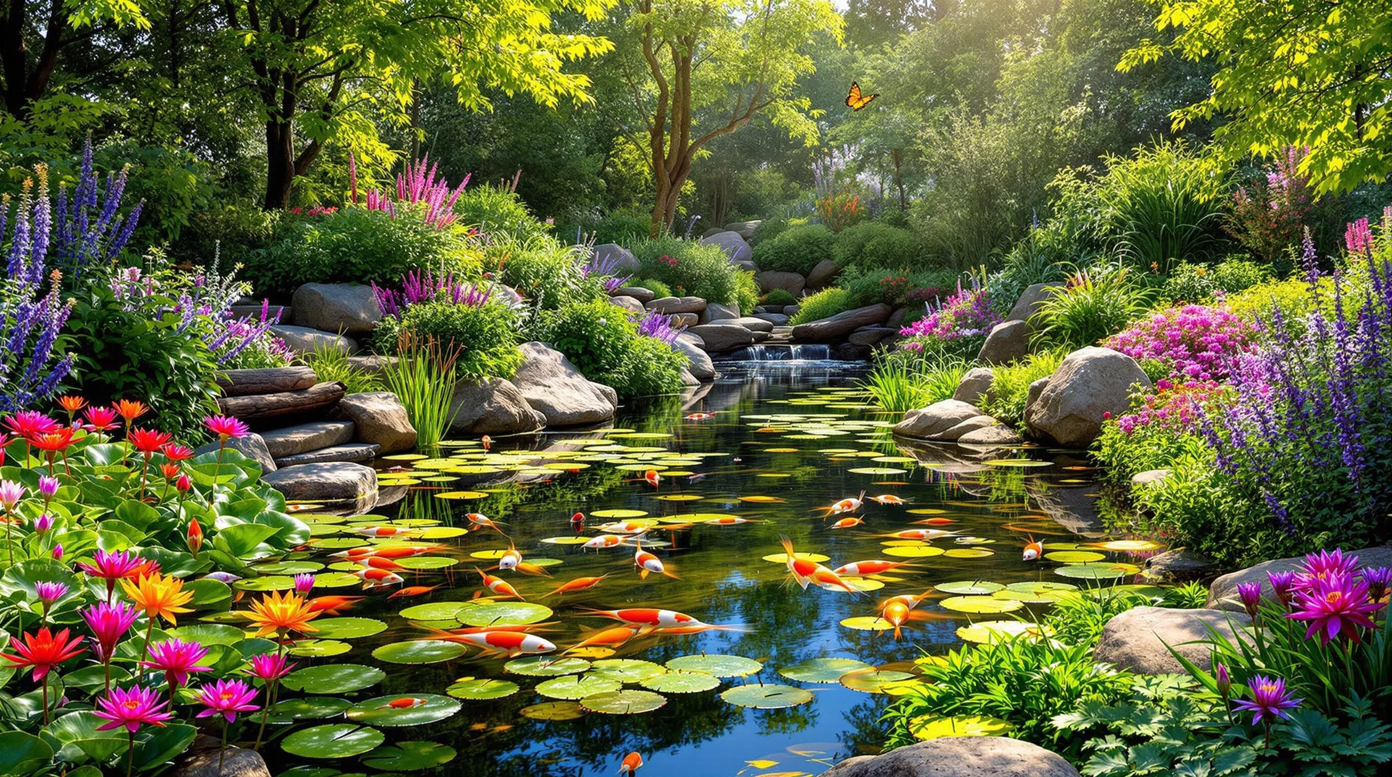 15 Stunning Koi Pond Ideas to Transform Your Backyard into a Peaceful Oasis 10
