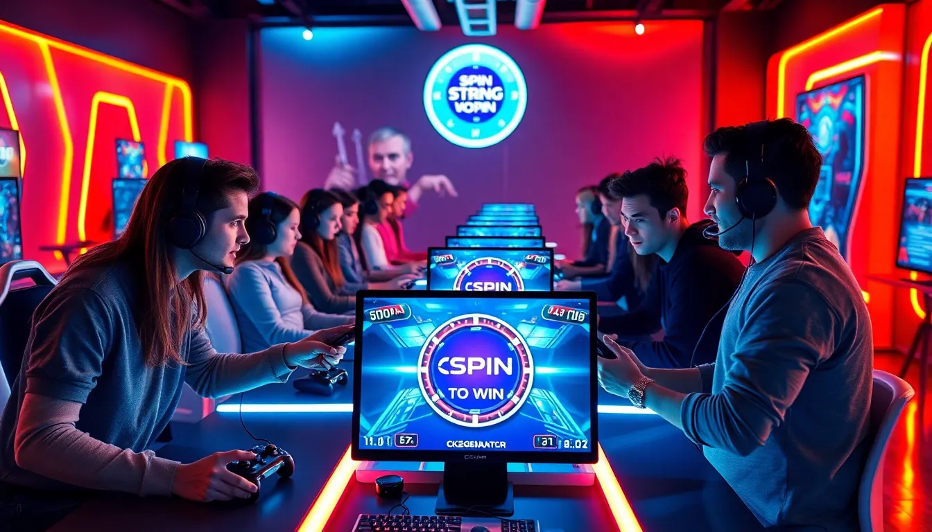 diverse gamers engaging with CK2Generator in a modern gaming setup.