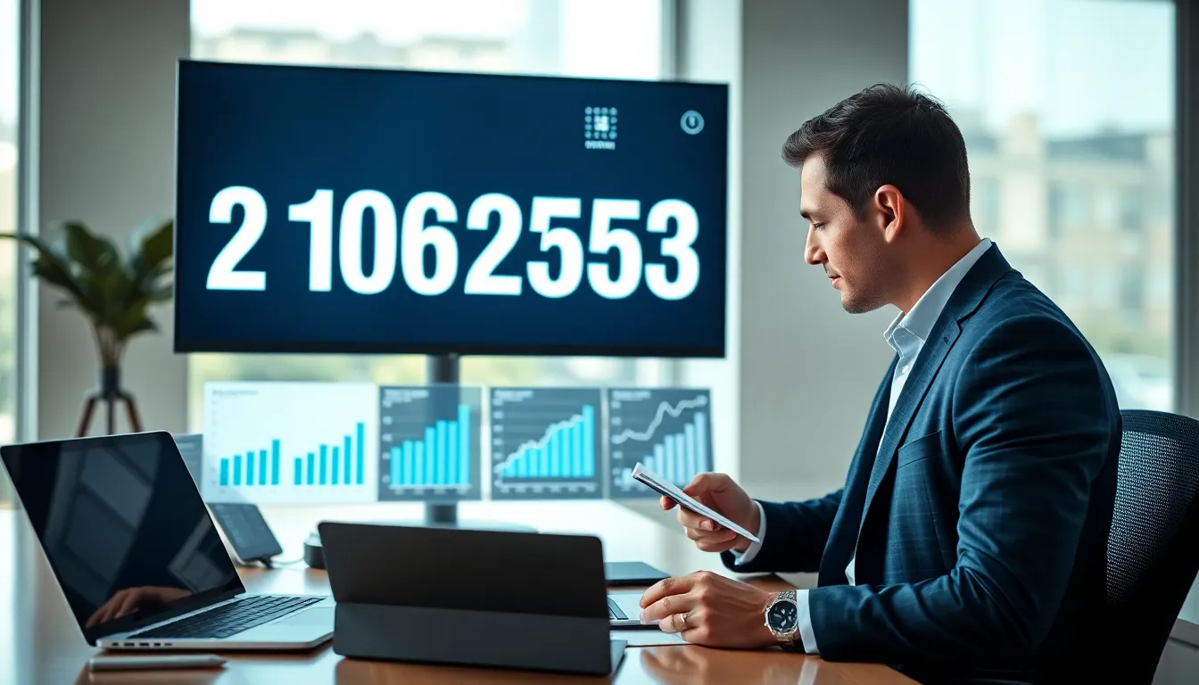 professional analyzing data related to the number 2106255353.