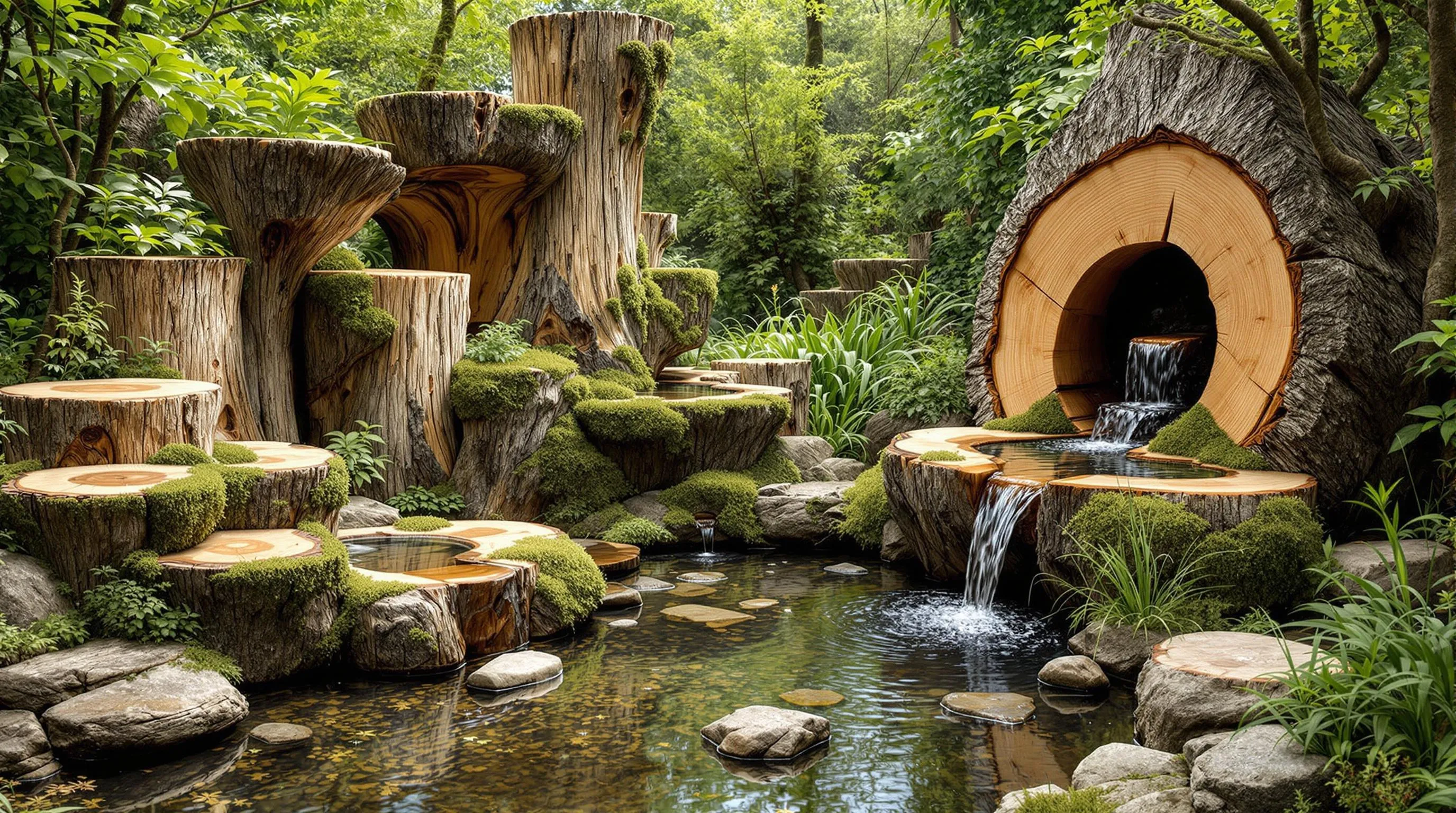 15 Enchanting Stumpery Garden Ideas to Transform Your Outdoor Space 7 z6a w4pAl7Wus5BiUUDe7rhivEciZYrf