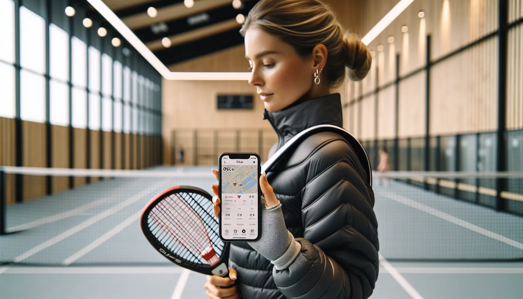 De beste padelappene for å finne baner og motstandere 2 Norwegian player using a padel app to book a court and find opponents.