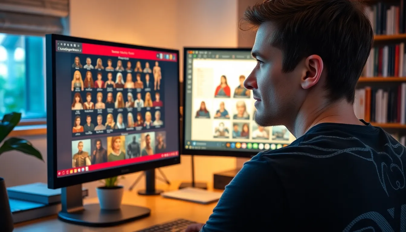 a person using Ck2generator to create characters for Crusader Kings II.