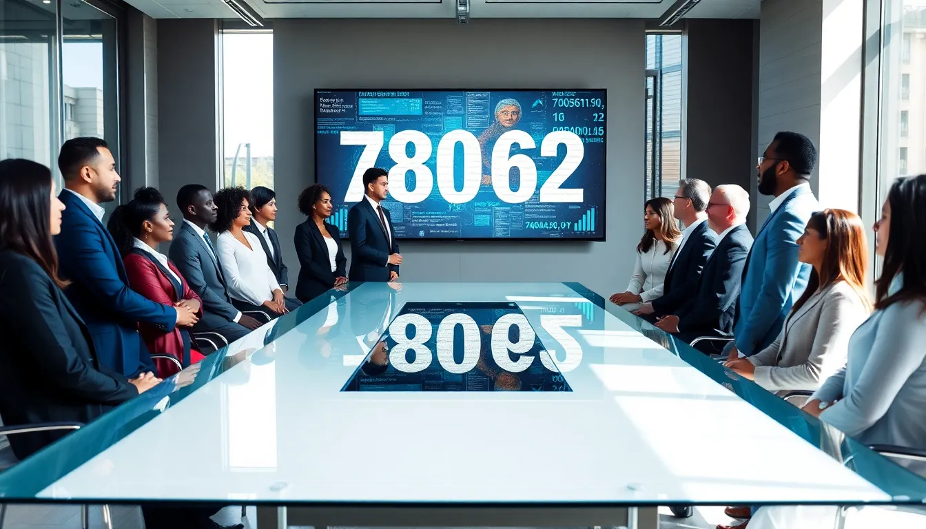 diverse team discussing cultural significance of the number 7806701622.